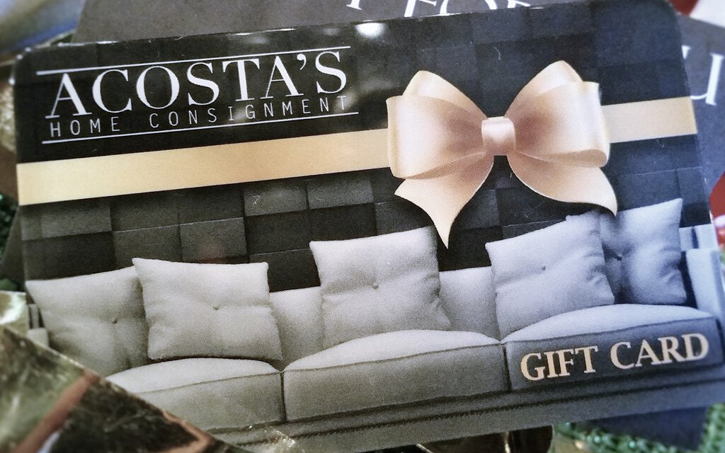 Acosta's Consignment $100 Gift Card