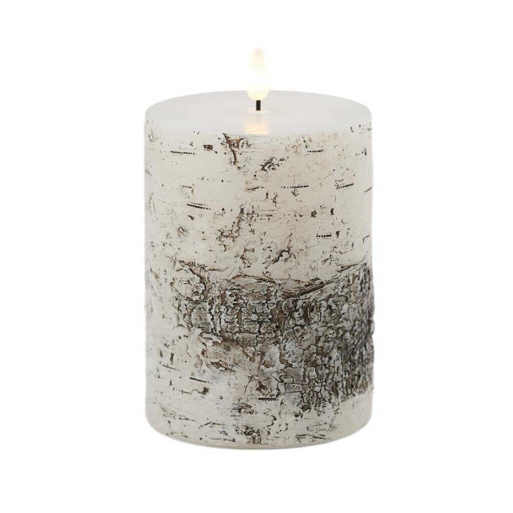 LED Birch Candle