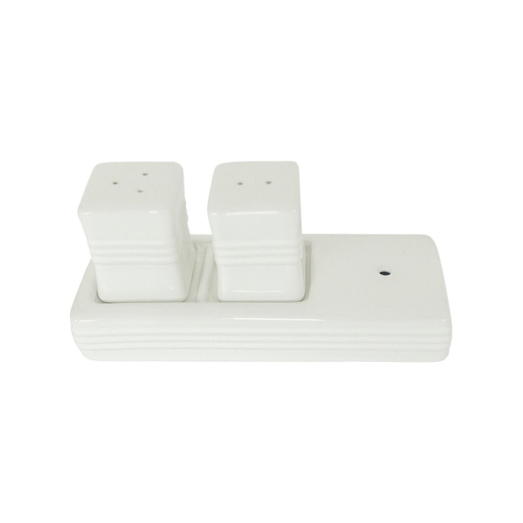 NF Salt & Pepper with Tray - Pinstripes
