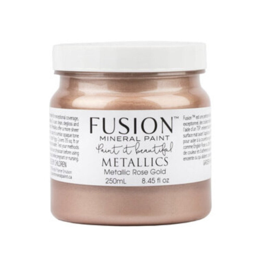 Fusion Mineral Paint - METALLIC Rose Gold (Half Pint) 8.45oz