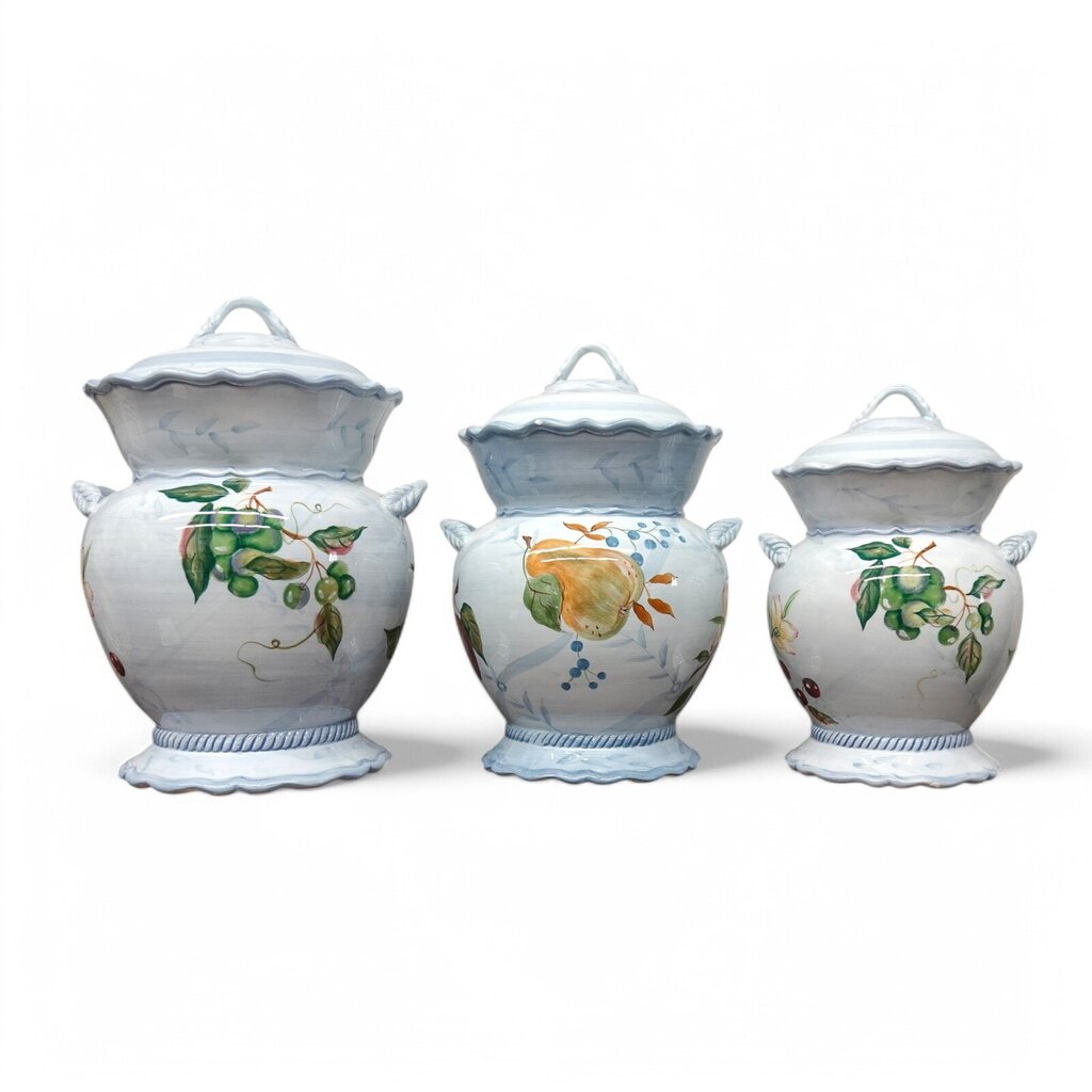 Set of 3 Fruit Canisters