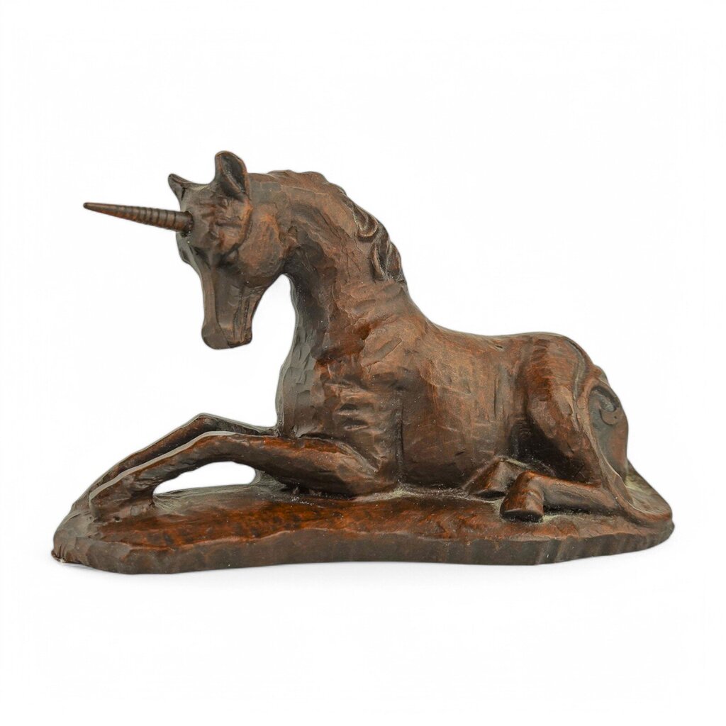 Wooden Carved Unicorn