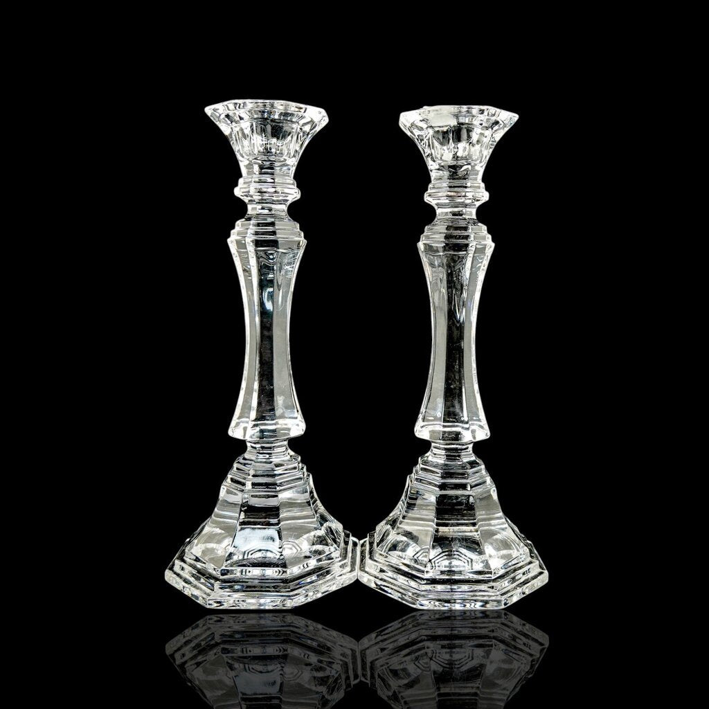 Pair of Crystal Candlesticks