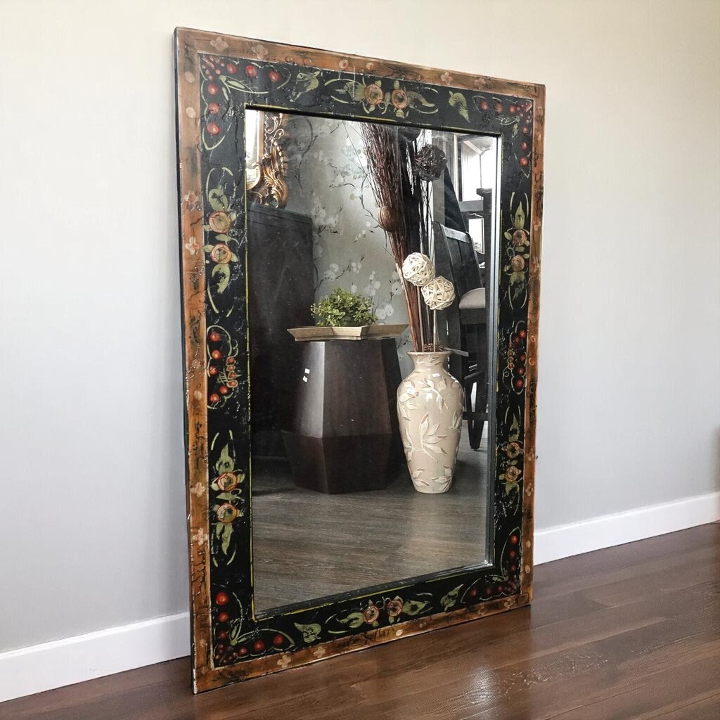 Painted Framed Mirror