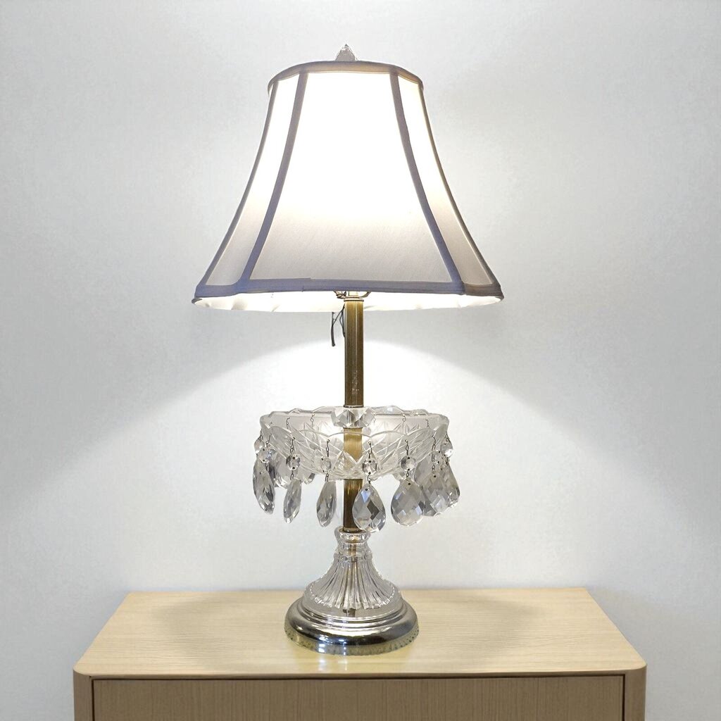 Antique Crystal Lamp