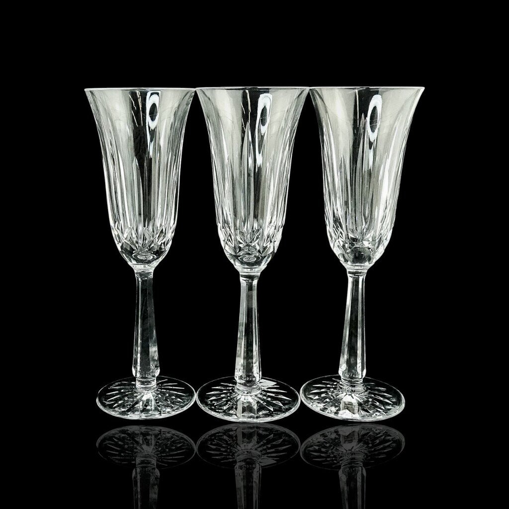 Set of 3 Crystal Flutes - Kildare
