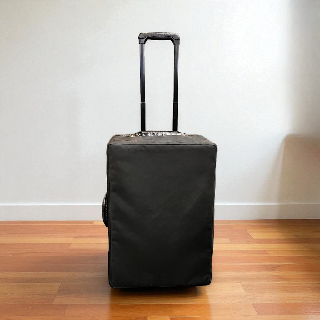 Orig. Price $1000 - Leather Rolling Luggage