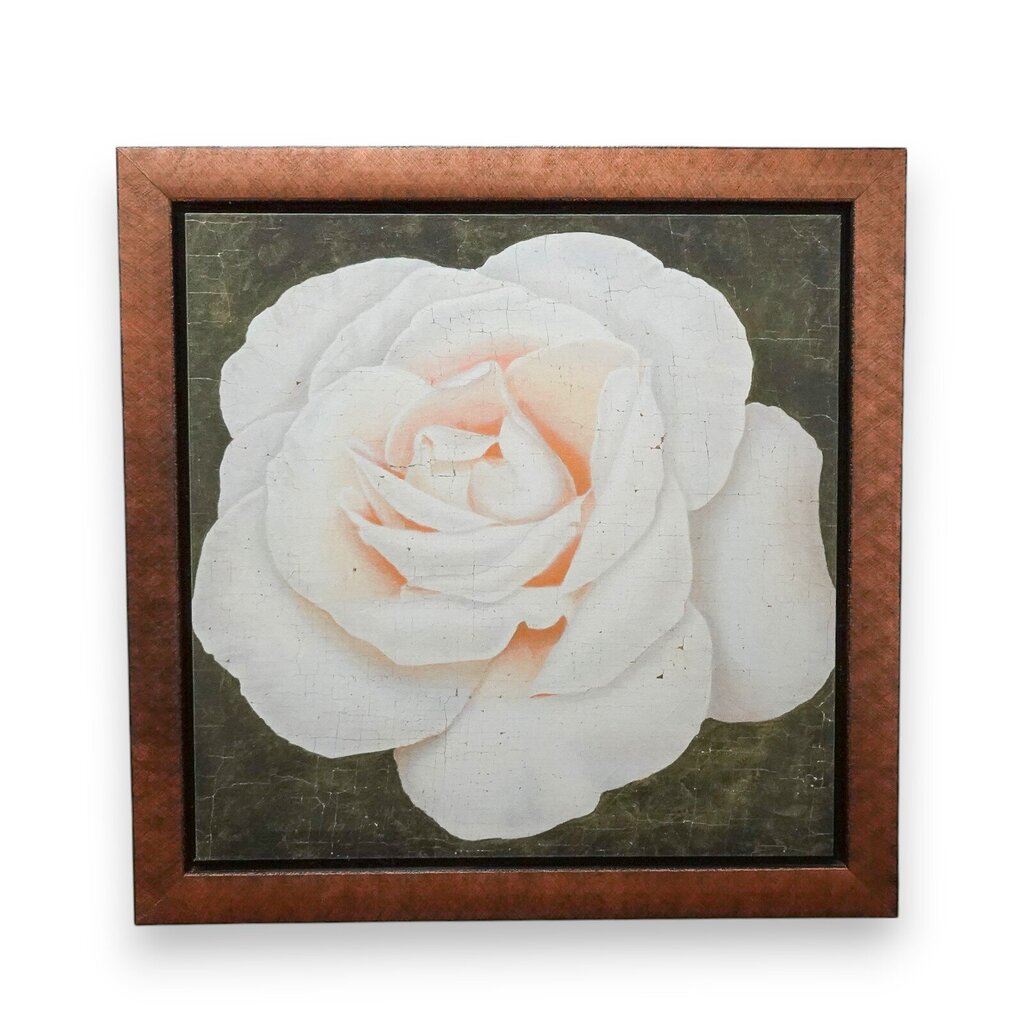 Rose Floral Framed Canvas