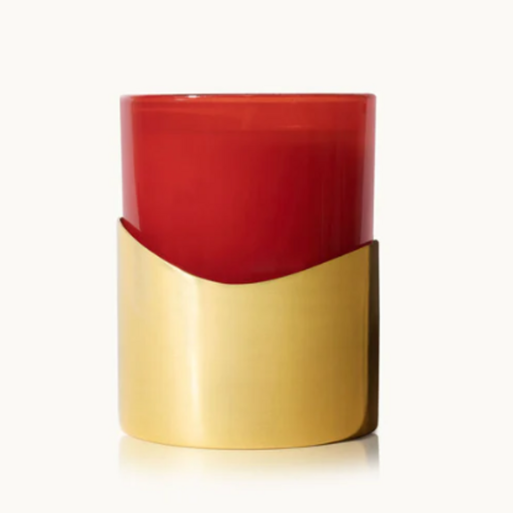 Candle with Gold Sleeve