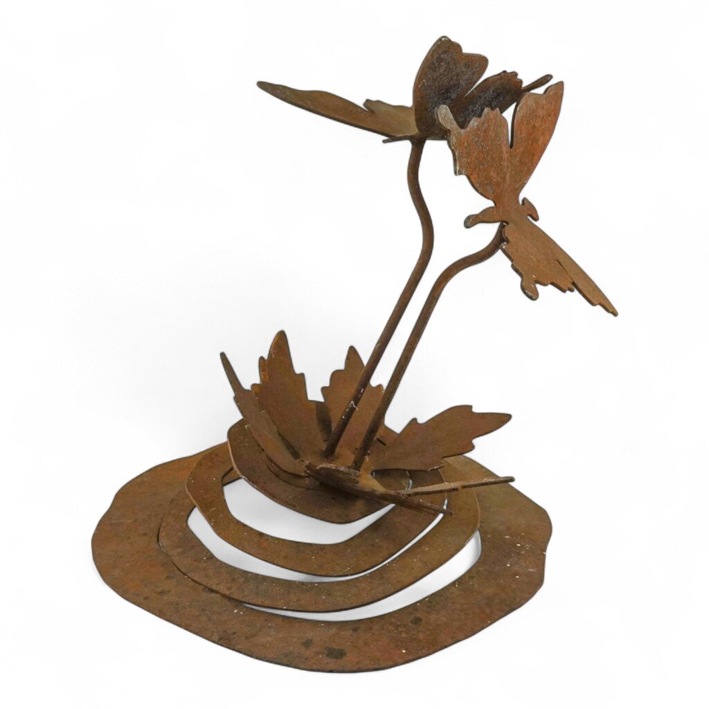 Rustic Garden Art - Dual Butterflies