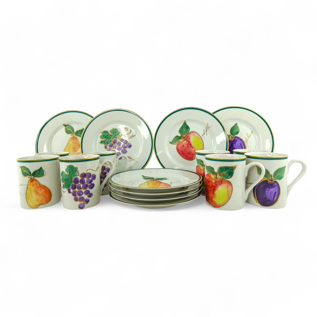 2 Piece / 8 Place Setting - Fruits