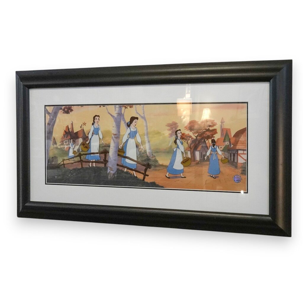 Orig Price $350 - "Bonjour Belle" Sericel - Beauty and the Beast COA