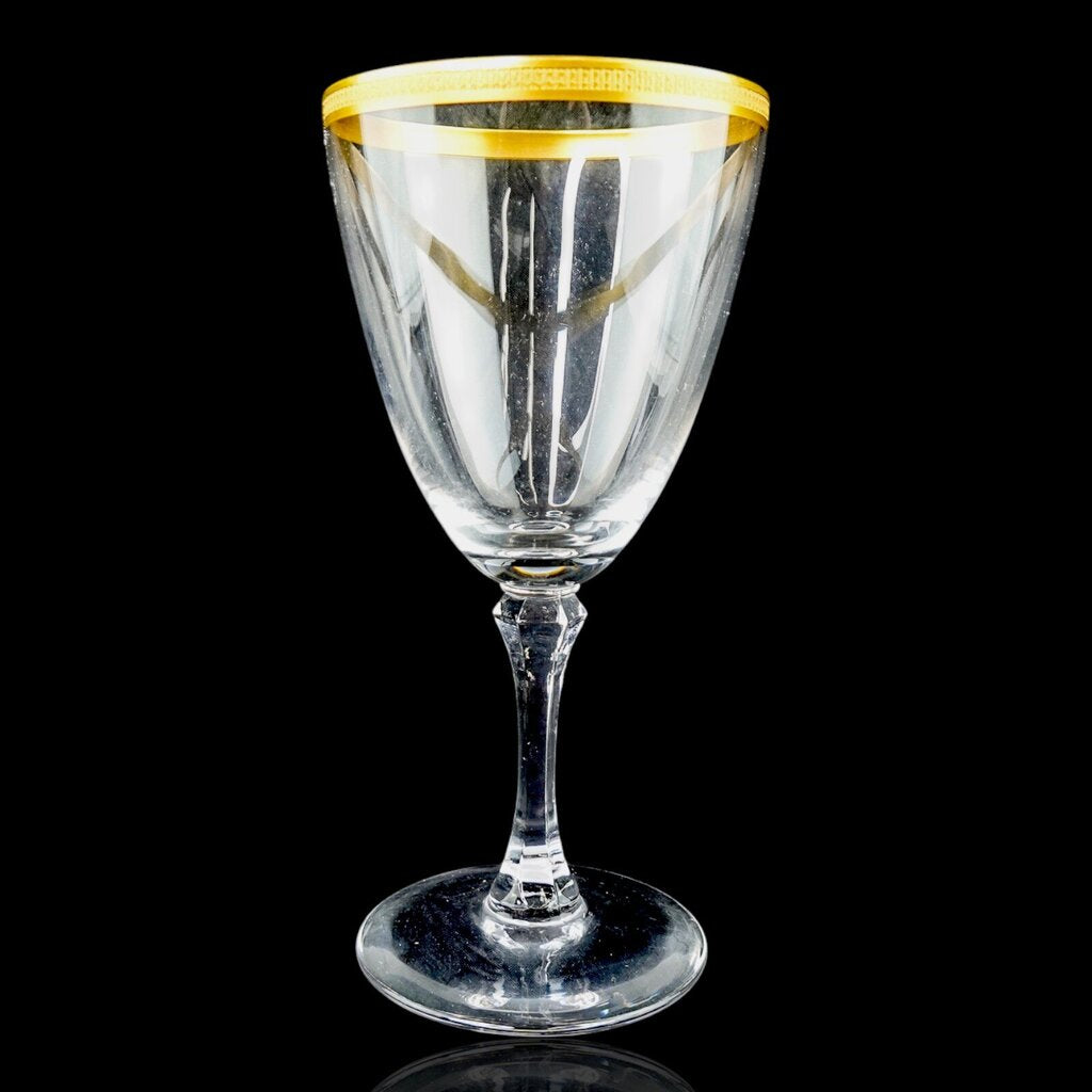 Set of 8 Crystal Water Glasses - Tuxedo
