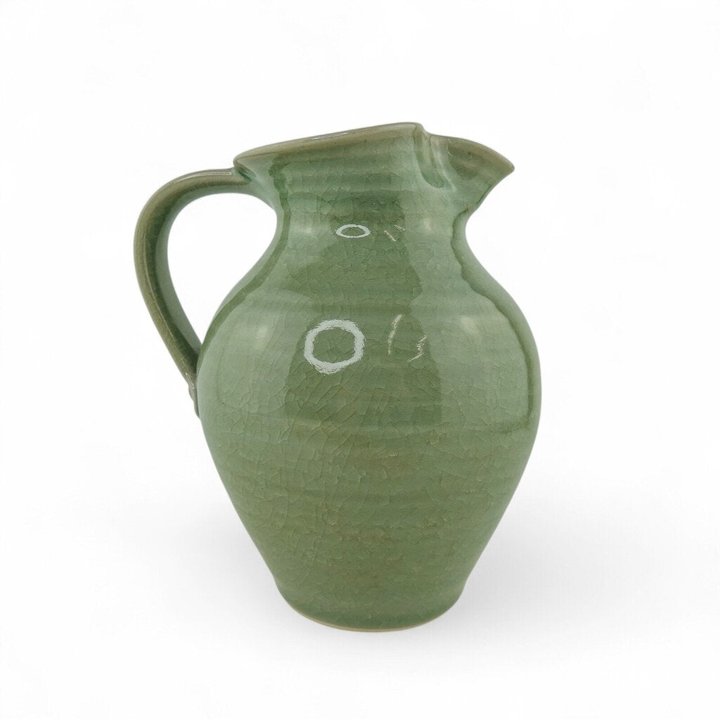 Crackle Glazed Celadon Pitcher