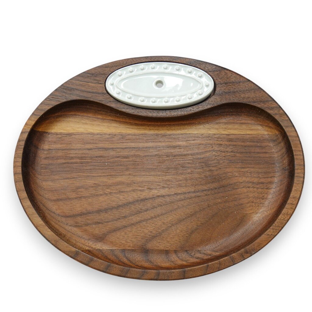 Retired Tidbit Dish - Walnut
