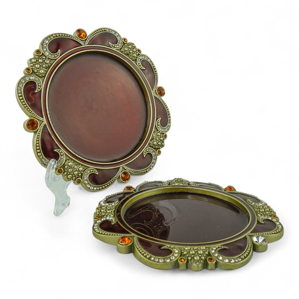 Pair of Jeweled Candle Holders