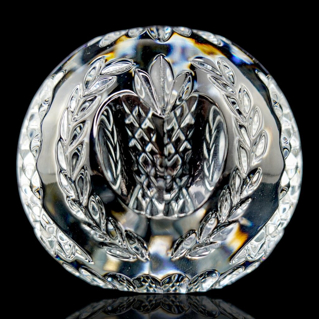 Crystal Time Square Ball Paperweight - 2001