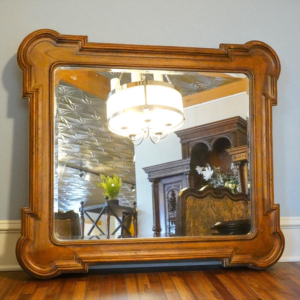 Orig. Price $700 - Captain's Fluted Edge Mirror