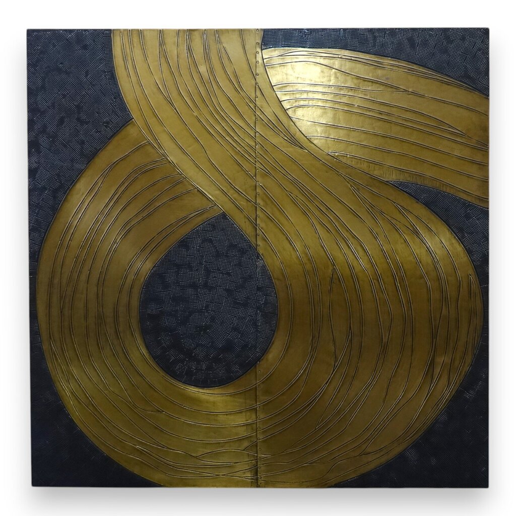 Orig. Price $670 - "Current II" Abstract Wall Panel