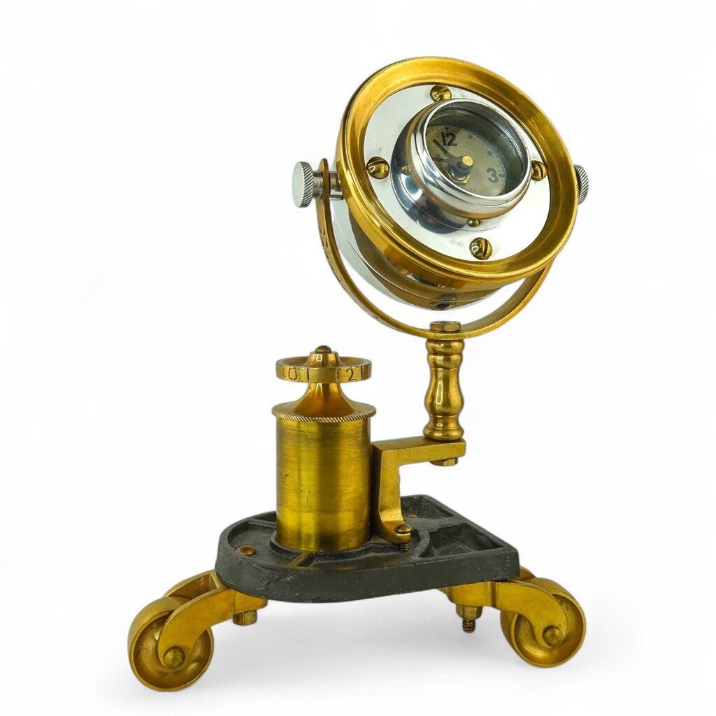 Brass Pendulum Gizmo Accent Clock