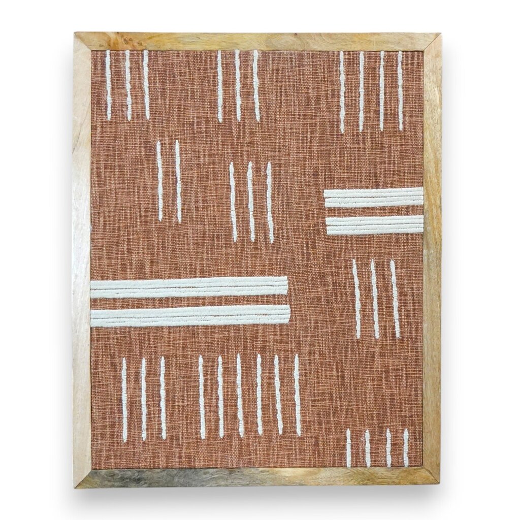 Wooden Framed Woven Print