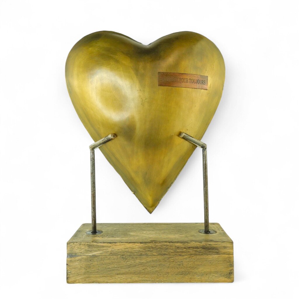 Metal Heart in Stand