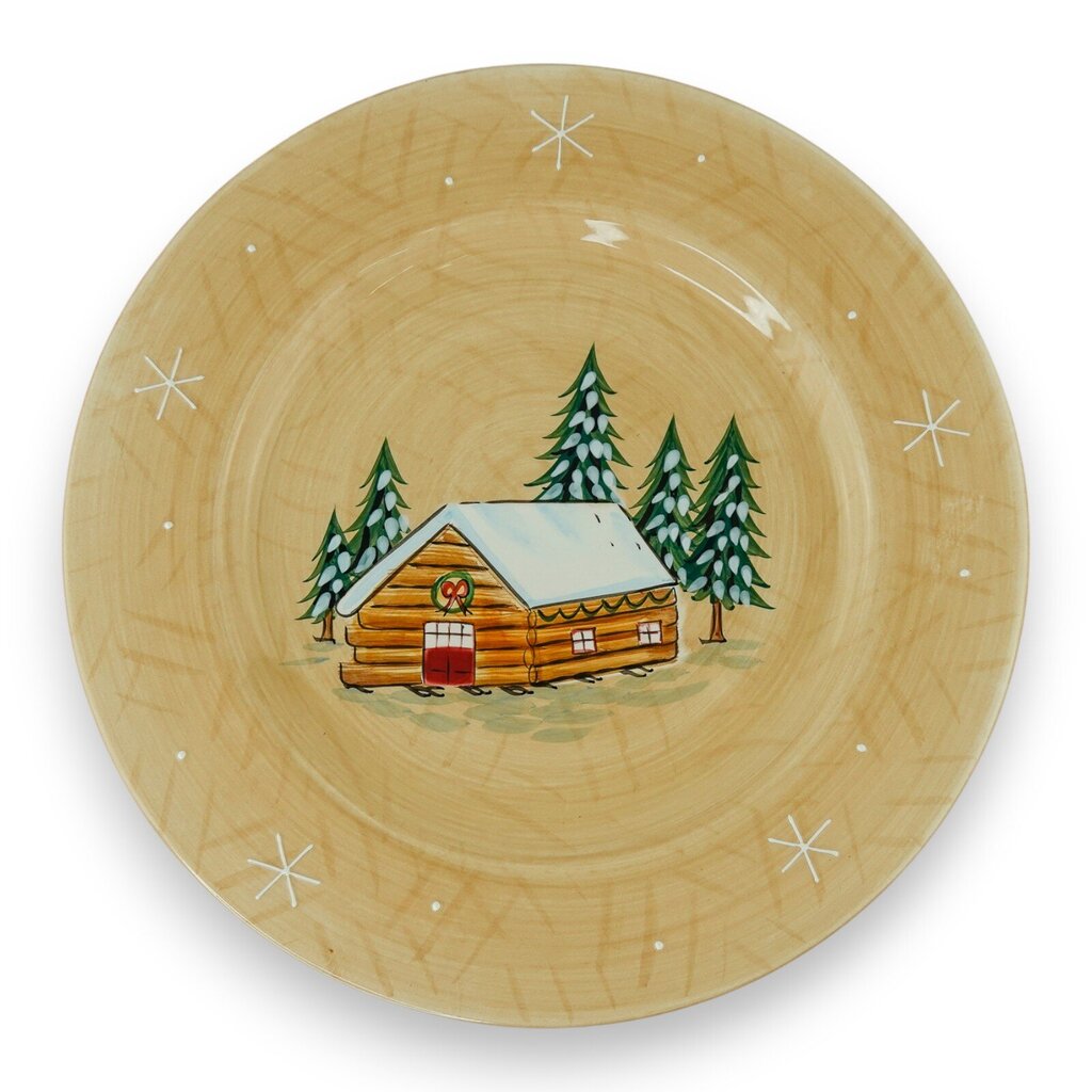 Set of 8 Northwoods Collection Dinner Plates