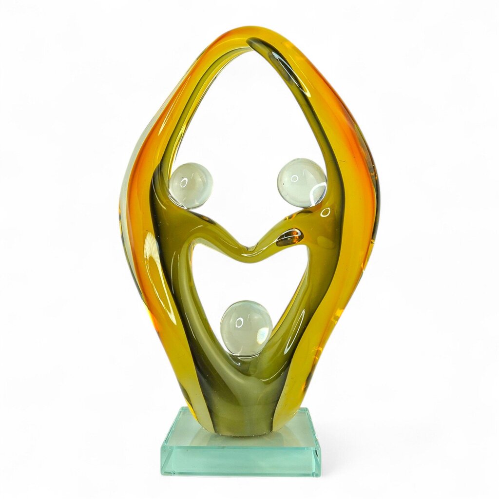 Family Art Glass Sculpture