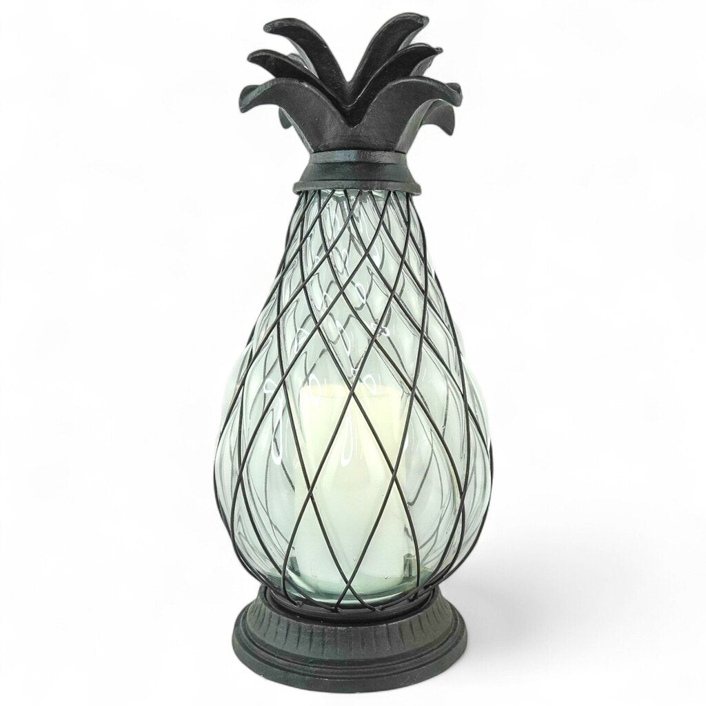 Pineapple Lantern with Candle