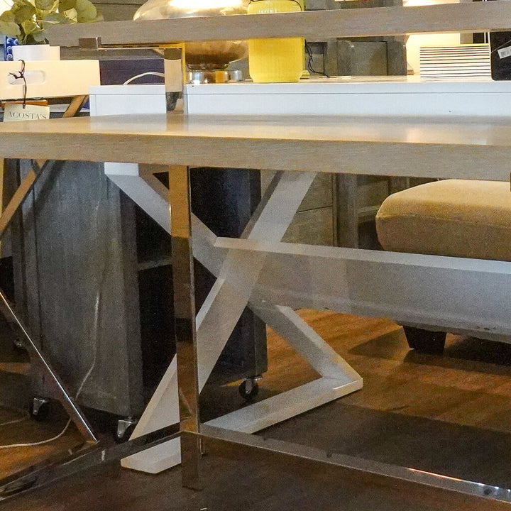 Orig Price $650 - 2 Tier Modern Writing Desk - Acosta's Home
