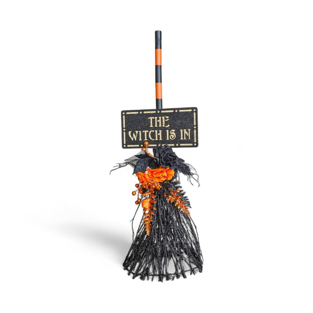 Witch is In Glitter Broom