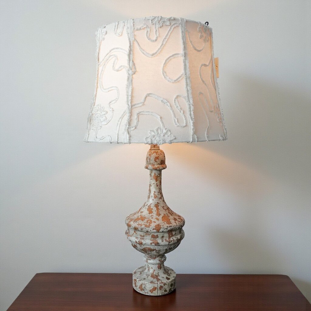Orig. Price $250 - Rustic Lamp with Textured Shade