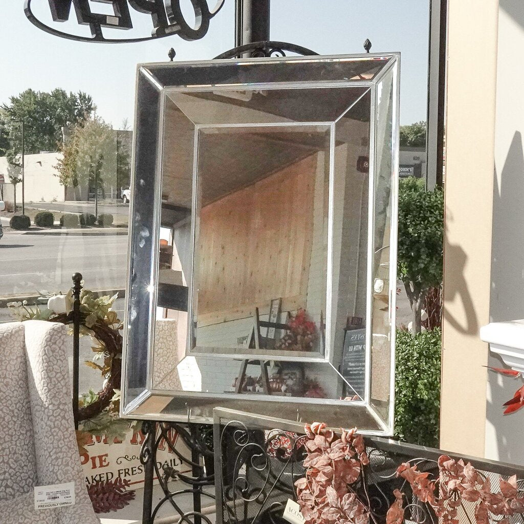 Beveled Framed Mirror