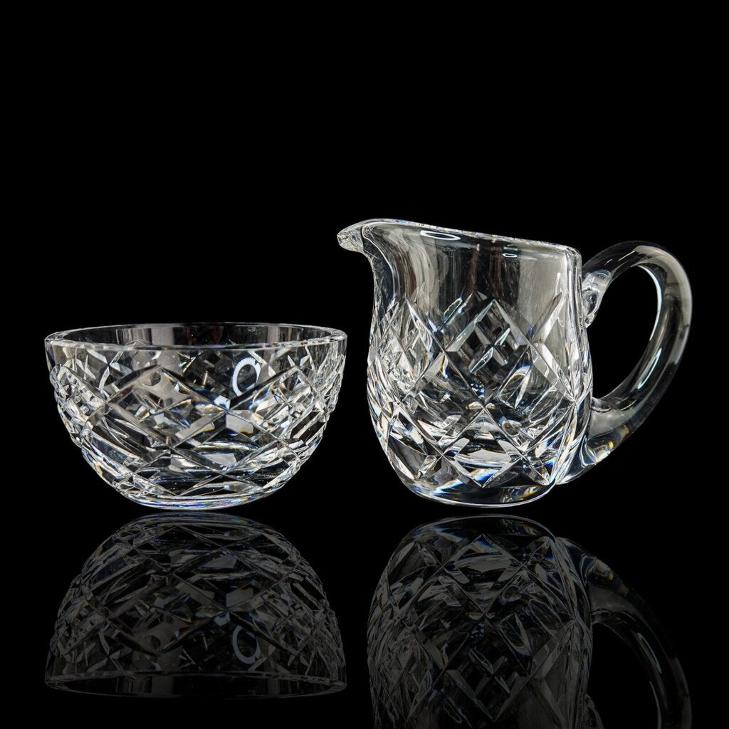 Crystal Creamer & Sugar