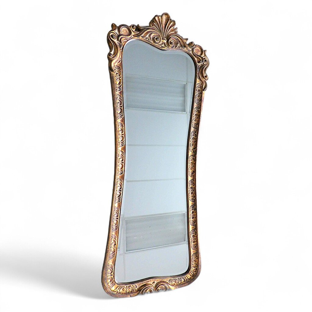 Empress Style Floor Mirror with Gilded Frame