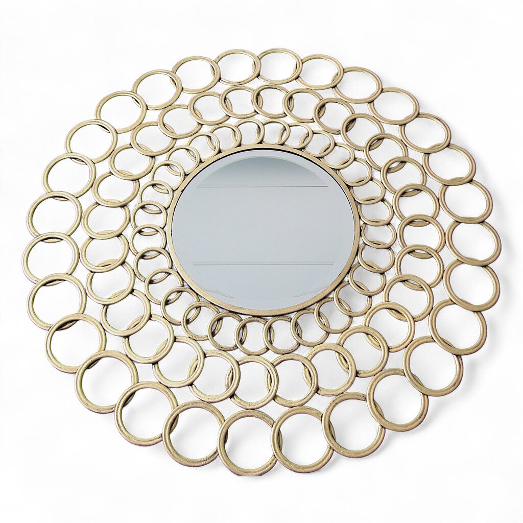 Circles Framed Wall Mirror
