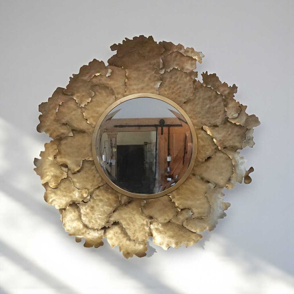 Metal Leaf Mirror