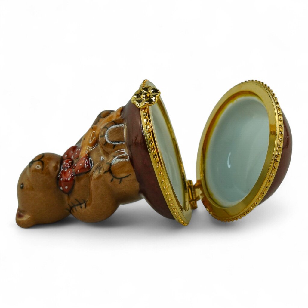 Teddy Bear Trinket Box