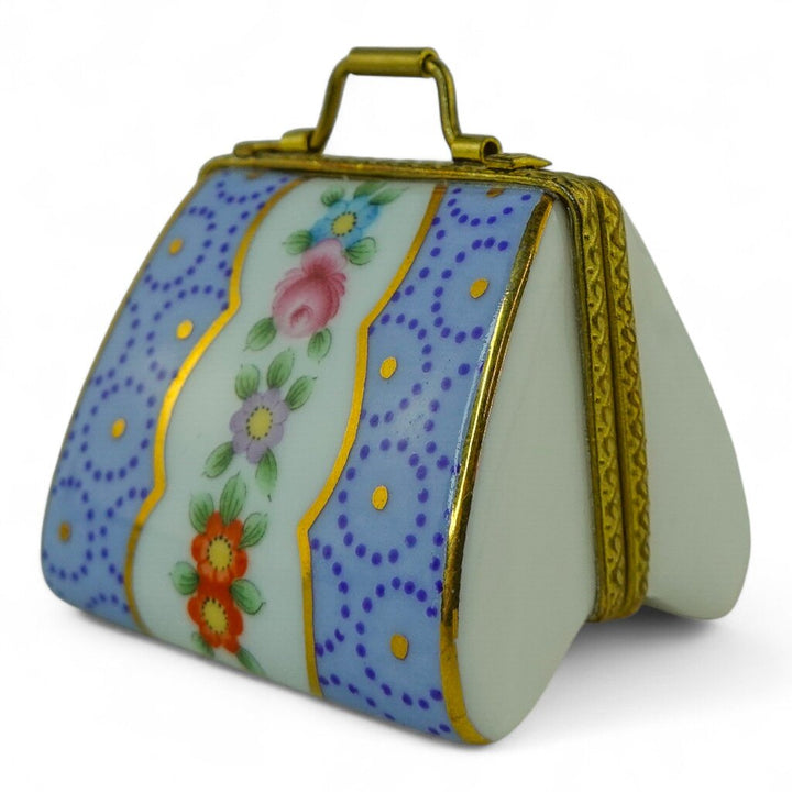 Antique KPM Purse Trinket Box