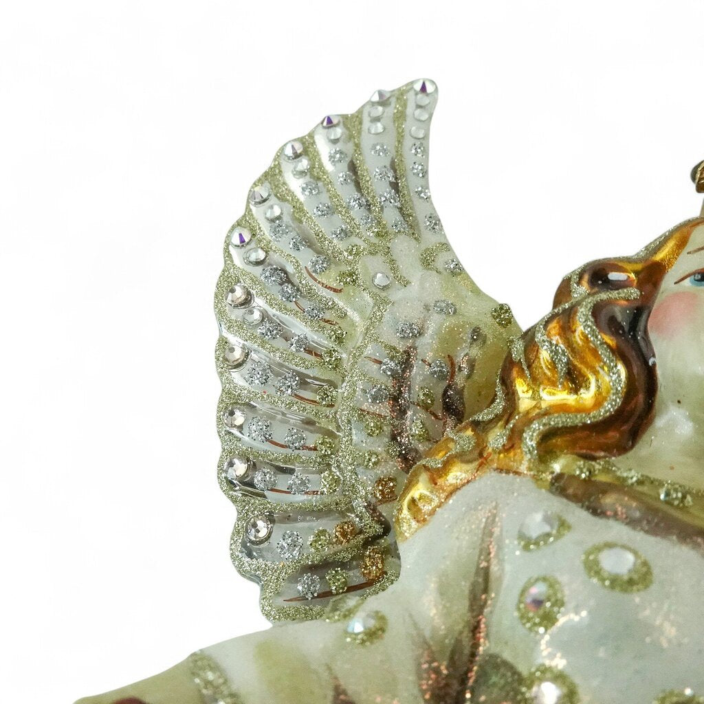 Hand Painted Noel Angel