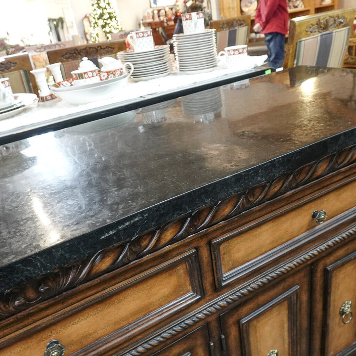 Custom Ornate Buffet Cabinet