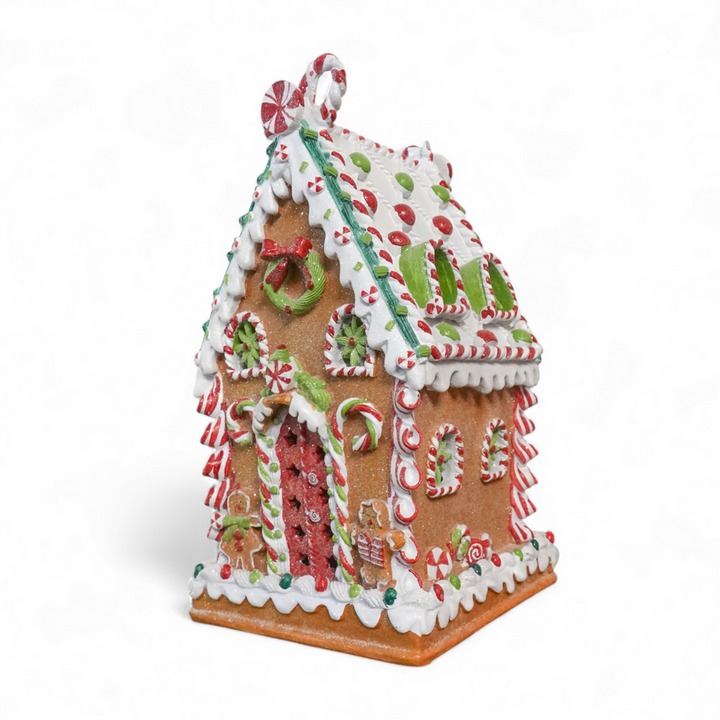 Light Up Ginger Bread House - Candycane