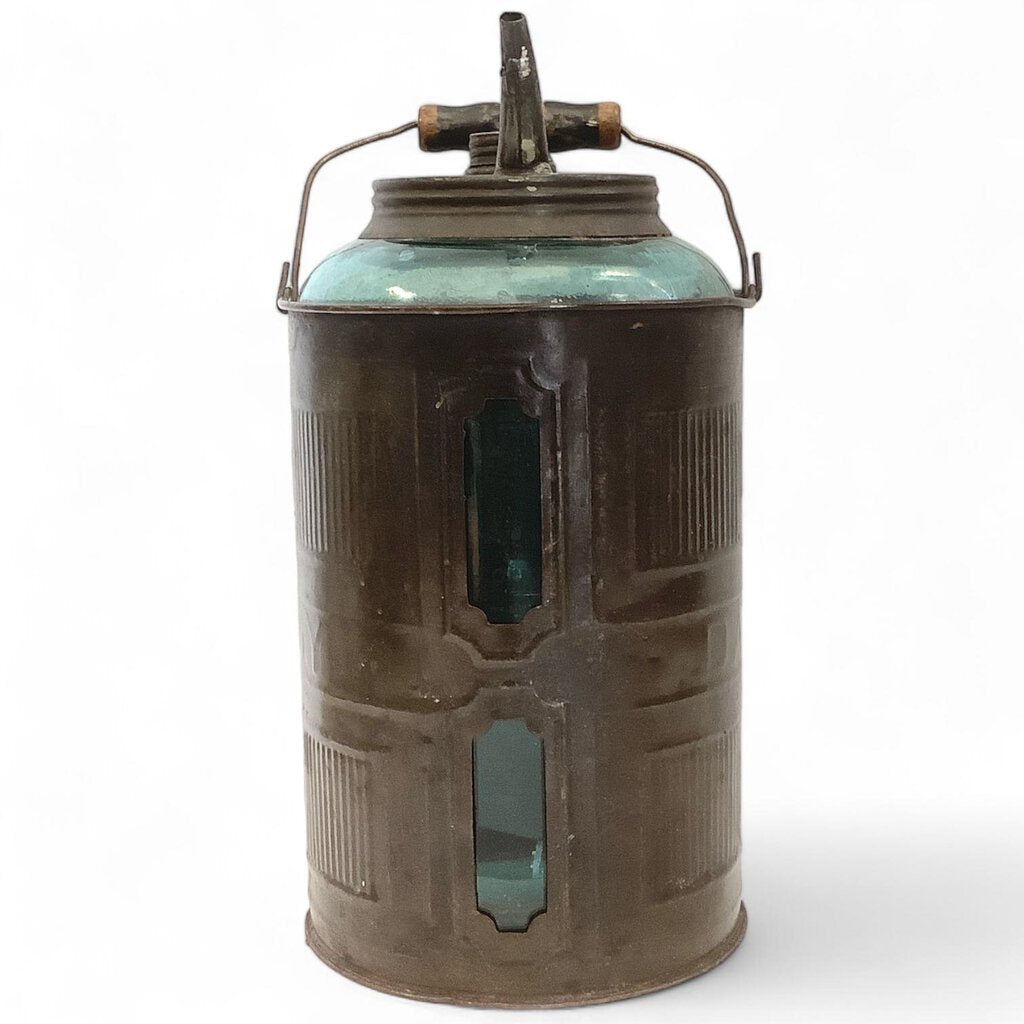 Antique Metal Kerosene Oil/Gas Can