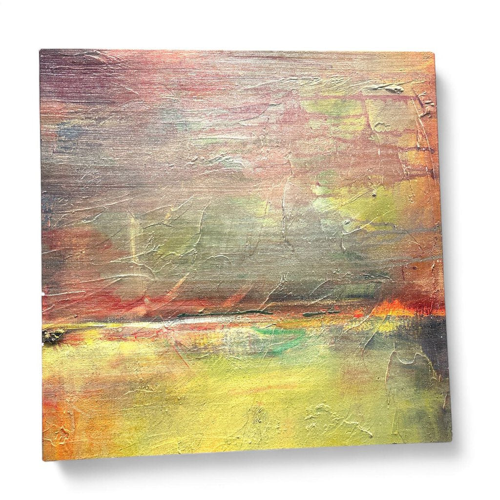 Textured Painted Abstract Canvas