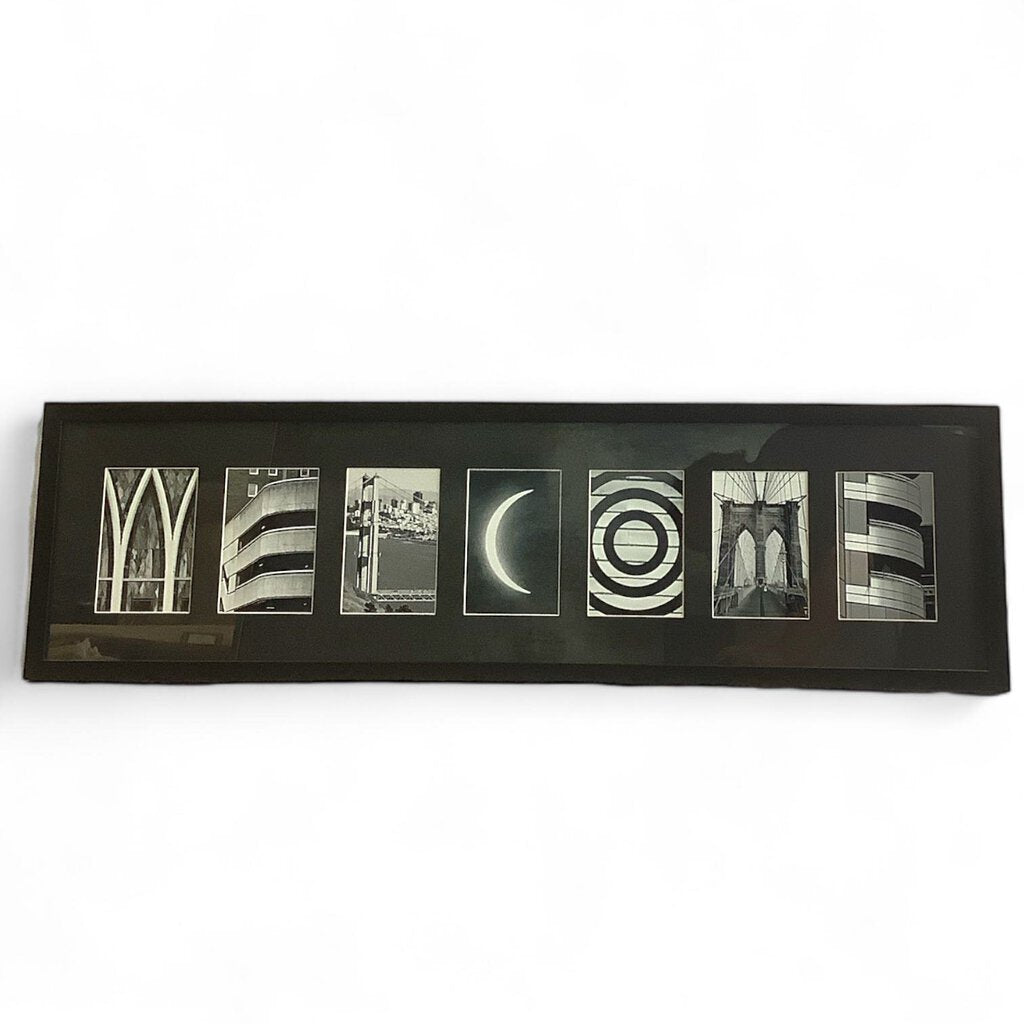 "Welcome" Framed Word Art