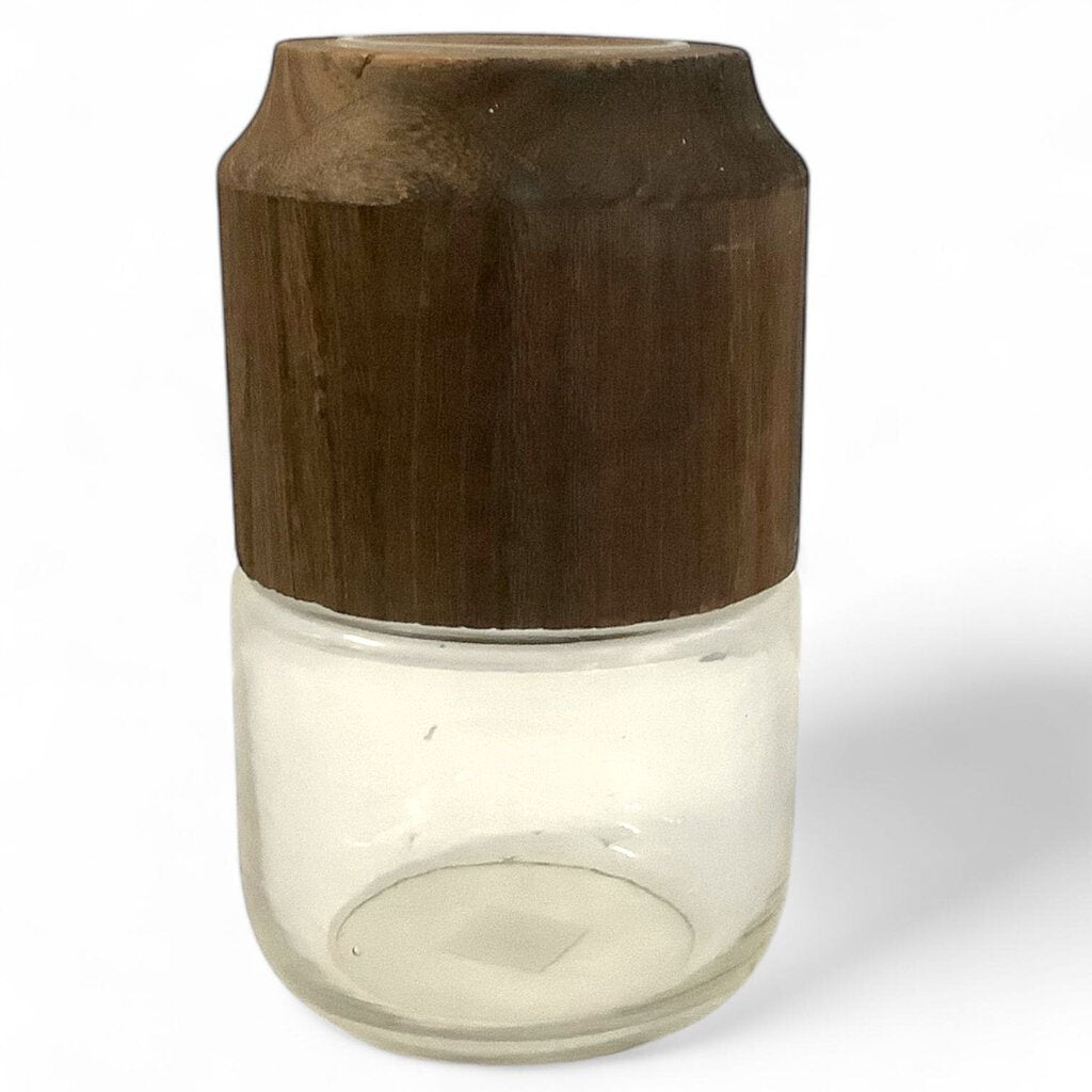 Glass/Wood Container