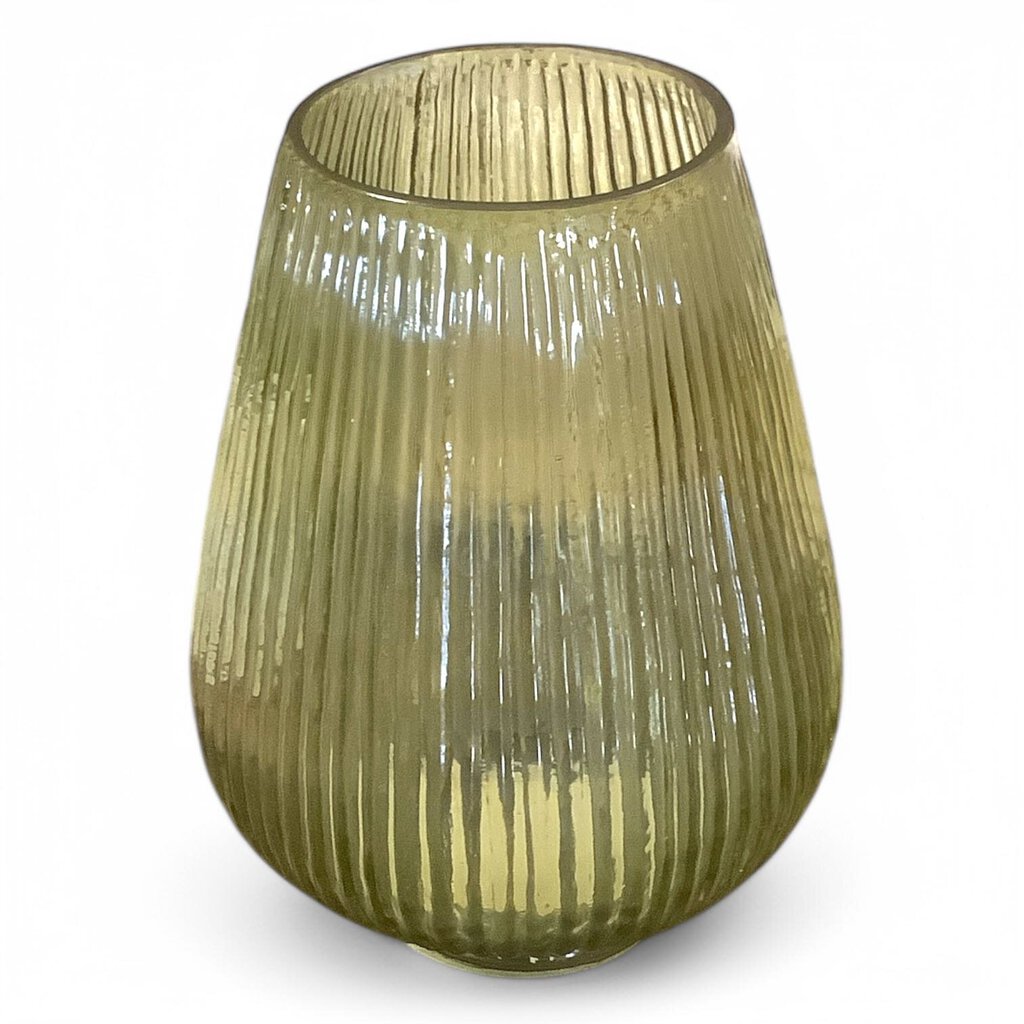 Fluted Teardrop Vase