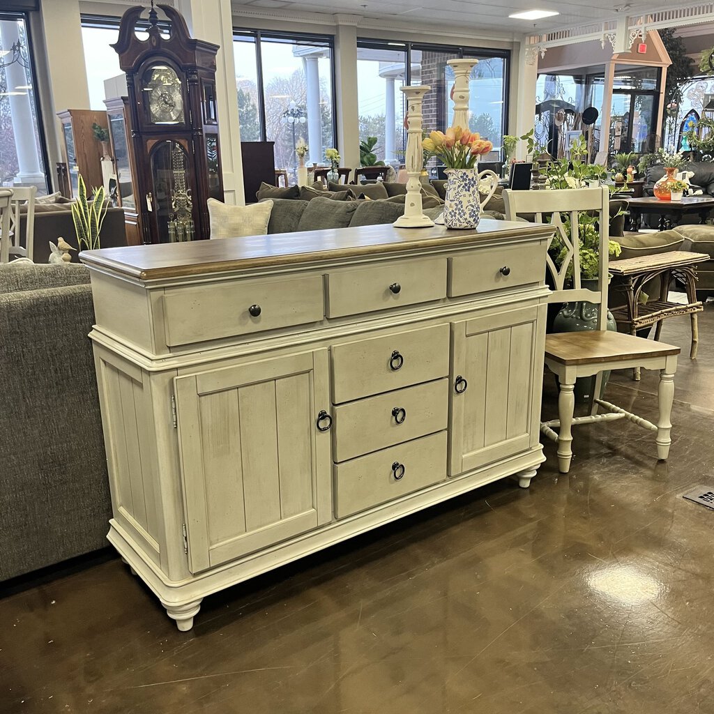 (BRAND NEW) 2 Door, 6 Drawer Sideboard