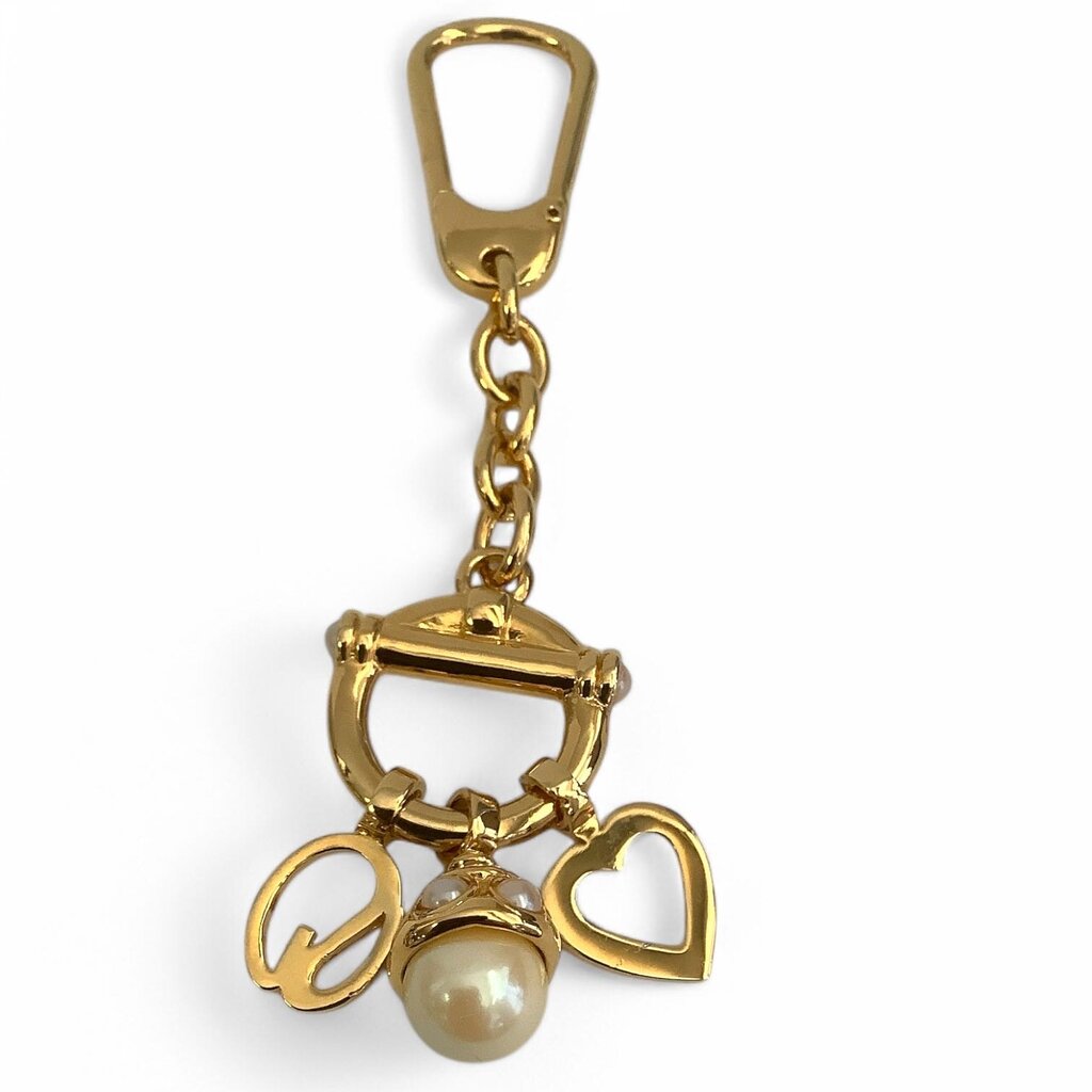 Goldtone 3 Charm Key FOB
