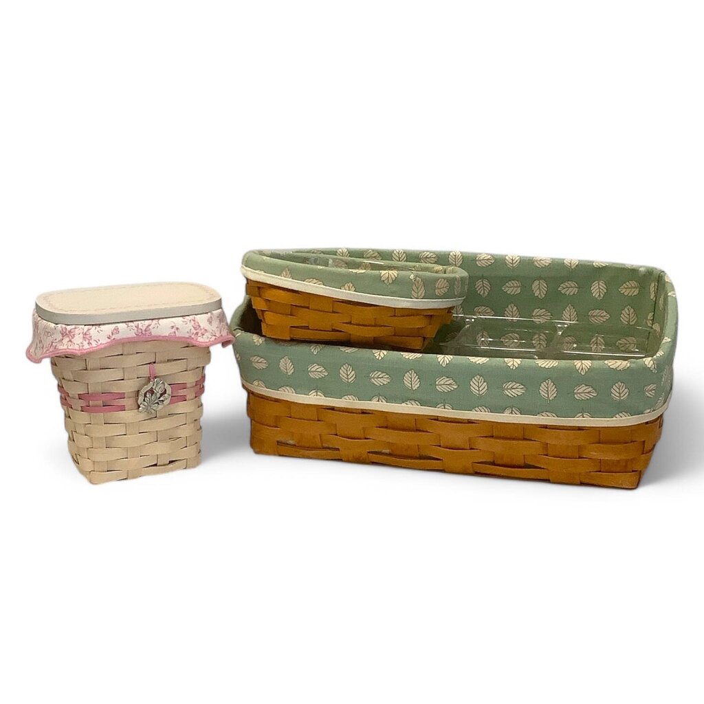 Set/3 Baskets w/Liner